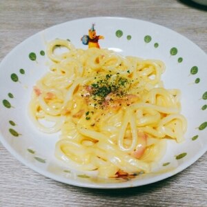 うどんカルボナーラ